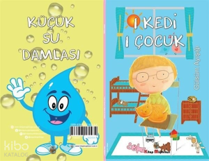 1 Kedi 1 Çocuk - Küçük Su Damlası Seti - 2 Hikaye Tek Kitap