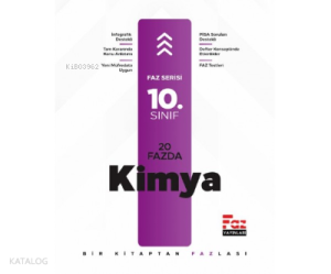 10. Sınıf 20 Fazda Kimya