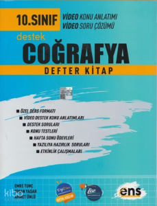 10.Sınıf Defter Kitap Coğrafya - 2023