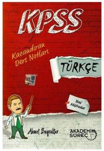 2015 KPSS Türkçe Kazandıran Ders Notları