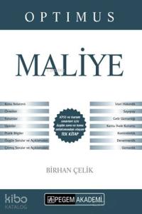 2018 KPSS Optimus Maliye Konu Anlatımlı; KPSS ve Kurum Sınavları İçin Özgün Soru ve Konu Anlatımından Oluşan Tek Kitap