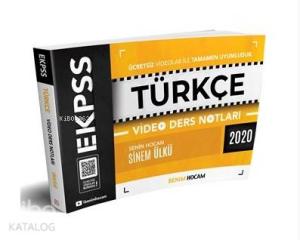 2020 E-KPSS Türkçe Video Ders Notları Benim Hocam Yayınları
