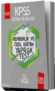 2020 KPSS Eğitim Bilimleri Rehberlik ve Özel Eğitim Yaprak Test