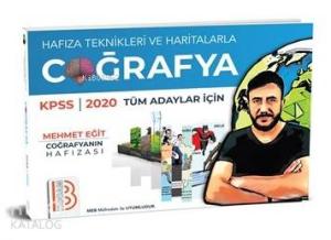 2020 KPSS Tüm Adaylar İçin Haritalar ve Hafıza Teknikleriyle Coğrafya Benim Hocam Yayınları