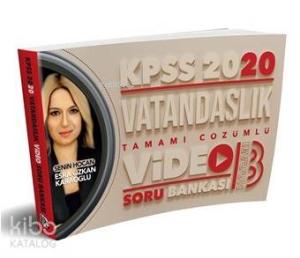2020 KPSS Vatandaşlık Tamamı Çözümlü Video Soru Bankası Benim Hocam Yayınları