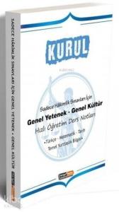 2020 Kurul Sadece Hakimlik Sınavları İçin Genel Yetenek Genel Kültür Ders Notları