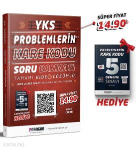 2020 YKS Problemlerin KareKodu Tamamı Video Çözümlü Soru Bankası + 5 Deneme Hediye