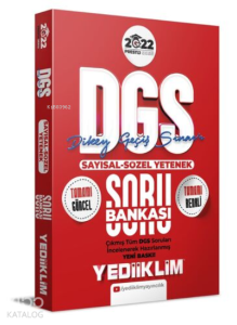 2022 DGS Prestij Serisi Sayısal-Sözel Yetenek Soru Bankası (4 Renk)