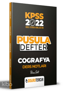 2022 KPSS Coğrafya Pusula Defter Ders Notları
