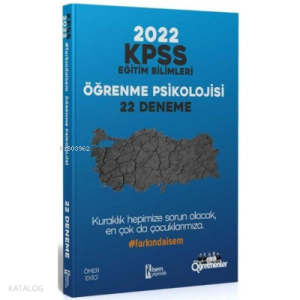 2022 KPSS Eğitim Bilimleri Öğrenme Psikolojisi 22 Deneme