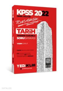 2022 KPSS Genel Kültür Tonyukuk Tarih Tamamı Çözümlü Soru Bankası