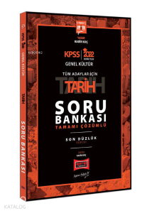 2022 KPSS Genel Kültür Tüm Adaylar İçin Son Düzlük 5 Yargıç Tamamı Çözümlü Tarih Soru Bankası