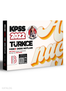 2022 KPSS Türkçe Video Ders Notlar