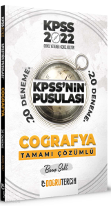 2022 KPSS'NİN Pusulası Coğrafya Tamamı Çözümlü 20 Deneme