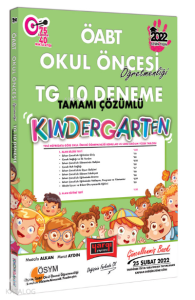 2022 ÖABT Okul Öncesi Öğretmenliği Kindergarten Tamamı Çözümlü 10 TG Deneme