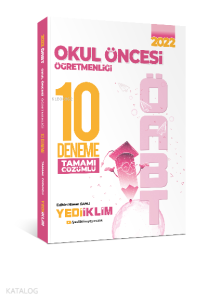 2022 ÖABT Okul Öncesi Öğretmenliği Tamamı Çözümlü 10 Deneme