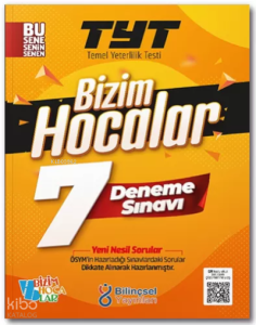 2022 TYT Bizim Hocalar 7 Deneme Sınavı Bilinçsel Yayınları