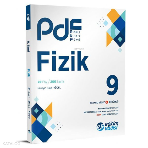 2023 9. Sınıf Fizik PDF Planlı Ders Föyü