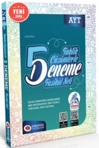 2023 Ayt Taktik Çözümlerle 5 Deneme Fasikül Seti