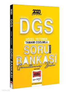 2023 DGS Soru Avcısı Tamamı Çözümlü Sözel Yetenek Soru Bankası