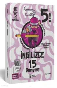 2023 İSEM 5. Sınıf İngilizce 15 Deneme