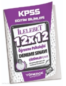 2023 KPSS Eğitim Bilimleri Öğrenme Psikolojisi 12x12 Deneme