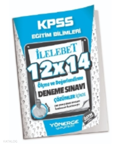 2023 KPSS Eğitim Bilimleri Ölçme ve Değerlendirme 12x14 Deneme Çözümlü