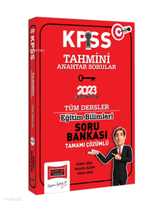 2023 KPSS Eğitim Bilimleri Tüm Dersler Tamamı Çözümlü Tahmini Anahtar