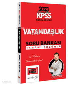 2023 KPSS Genel Kültür Tamamı Çözümlü Vatandaşlık Soru Bankası