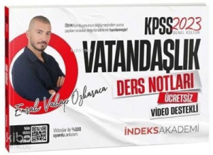 2023 KPSS Vatandaşlık Video Ders Notları - Emrah Vahap Özkaraca İndeks Akademi Yayıncılık