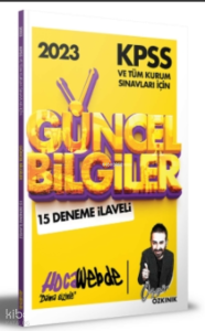 2023 KPSS ve Tüm Kurum Sınavları İçin Güncel Bilgiler 15 Deneme İlaveli