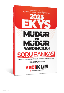 2023 MEB EKYS Müdür ve Müdür Yardımcılığı Soru Bankası