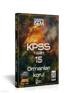 2024 Farkında İsem KPSS Aşina Tarih 15'Lİ Deneme