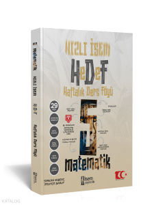 2024 Hızlı İsem Hedef 5 Sınıf Matematik Haftalık Ders Föyü