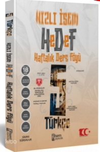 2024 Hızlı İsem Hedef 5.Sınıf Türkçe Haftalık Ders Föyü