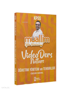 2024 İsem KPSS Muallim Eğitim Bilimleri Öğretim Yöntem ve Teknikleri Video Ders Notları