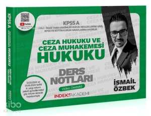 2024 KPSS A Grubu Ceza Hukuku ve Ceza Muhakemesi Hukuku Video Ders Notları