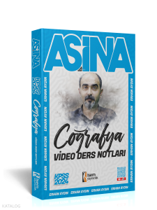 2024 KPSS Aşina Coğrafya Video Ders Notları