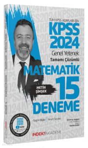 2024 KPSS Matematik 15 Deneme Çözümlü