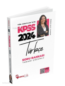 2024 KPSS Türkçe Soru Bankası Çözümlü