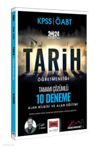 2024 ÖABT Tarih Öğretmenliği Tamamı Çözümlü 10 Deneme