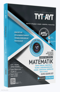 Pegem Akademi 2024 TYT-AYT Matematik Mantık Kümeler Fonksiyonlar Soru Bankası