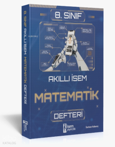 2025 Akıllı İsem 8. Sınıf Matematik Defteri İsem Yayıncılık