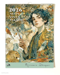 2026  Nesin Çocuk Takvimi - Ressamın Dünyası
