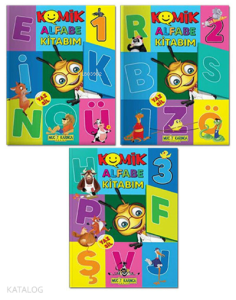 3-6 Yaş YAZ-SİL Komik Alfabe Kitabım - Etkinlik Seti