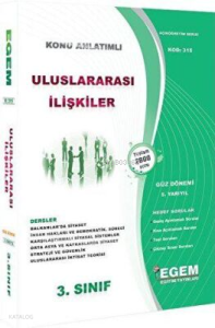 3. Sınıf 5. Yarıyıl Uluslararası İlişkiler Konu Anlatımlı Soru Bankası