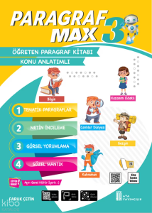 3. Sınıf Paragraf Max Öğreten Paragraf Kitabı
