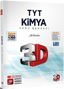 3D Yayınları YKS TYT Kimya Soru Bankası Video Çözümlü