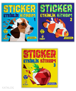 4-10 Yaş Sticker Etkinlik Kitabım Seti