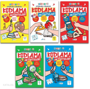 4-6 Yaş Oyunlarla Kodlama Etkinlikleri Seti (5 Kitap)